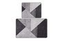 Mijölnir Phell v2 Juego de alfombrillas de baño Gris
